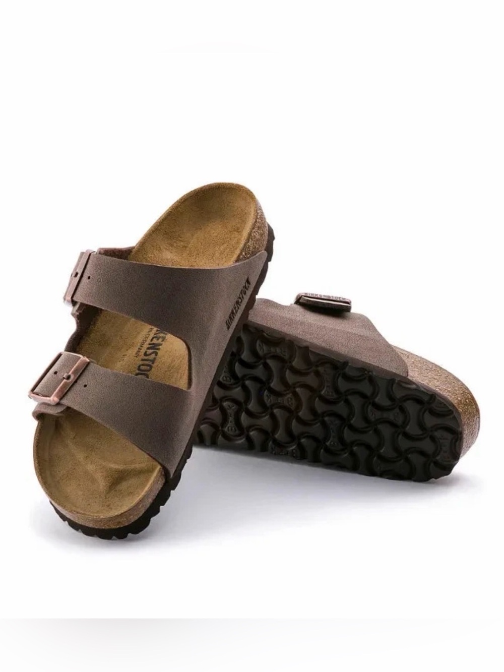 BIRKENSTOCK ARIZONA TAUPE BASIC SLIPPER WOMENS 9 MENS 7 NO BOX OPEN TO OFFER